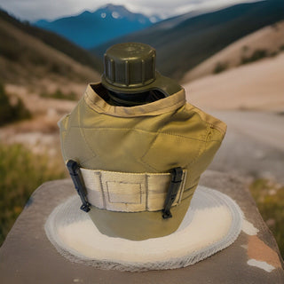 Mil-Tec - US Plastic Canteen - Feldflasche mit Hülle  - Coyote8