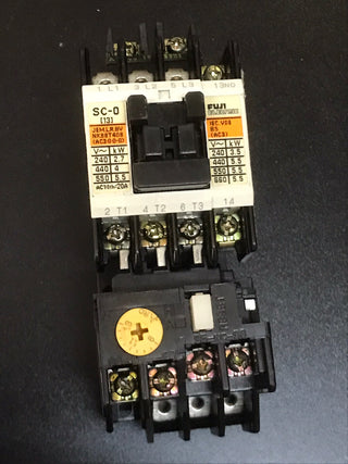 FUJI ELECTRIC SC-0/G Schütz CONTACTOR +TR-0N4