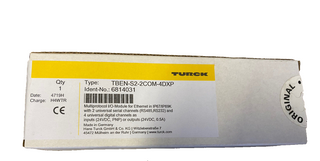 Turck TBEN-S2-2COM-4DXP Multiprotokoll I/O Modul - RS232/RS485 - OVP & NEU0