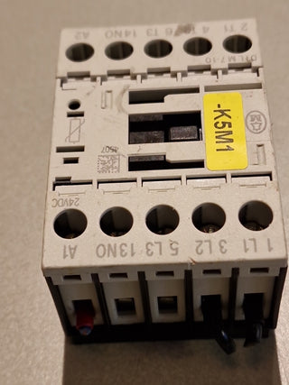 Moeller DILM7-10 Leistungsschütz 3-polig 24V DC 3kW 7A 1NO 276565 Gebraucht2