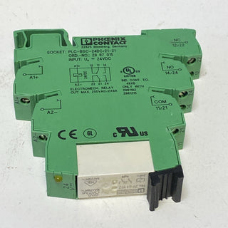 4x Phoenix Contact 2967015 Relaissockel PLC-BSC-24DC/21-21 PLC-Sockel – Gebrauch1