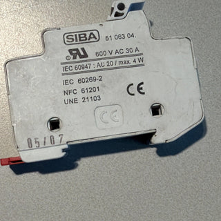 SIBA 6003305.30 Zylindrische Sicherung 30A 600V AC (10,3 x 38 mm) – Ultra Flink 4