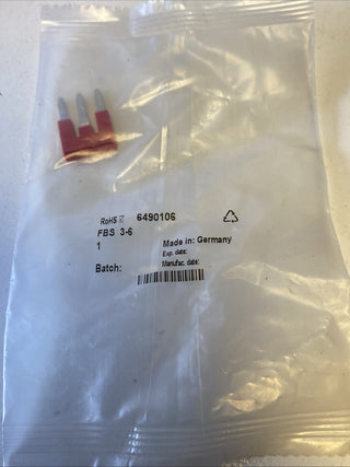 Phoenix Contact FBS 3-6 Steckbrücke rot (3030242), 32A, 3-Polig (34 Stück)1