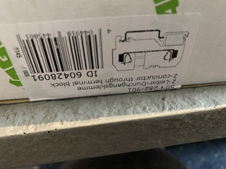 WAGO Durchgangsklemme Zugfeder 282-901 (50Stk.) OVP3