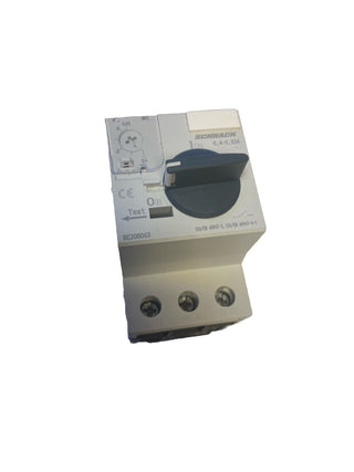 Schrack BE200063 Motorschutzschalter BE2, 3-polig, 0,4-0,63A1