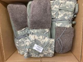 Vintage US Army Militär extrem kaltes Wetter Handschuhe Set Größe Medium mit Fut2