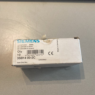 10x Siemens 3SB1400-2C Lampenfassung BA9s – Neu