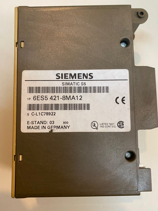 Siemens 6ES5421-8MA12 SIMATIC S5 Digital Input Modul 8DI geb1