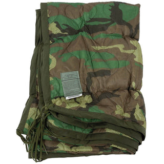 US Army Poncho Liner Steppdecke Decke Woobie Wcp Woodland Camouflage NOS1
