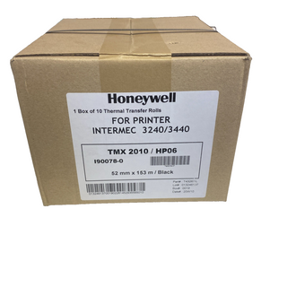 NEU OVP: 10 Rollen Honeywell Thermotransferband TMX 2010 / HP06 Wachs/Harz Schwa1
