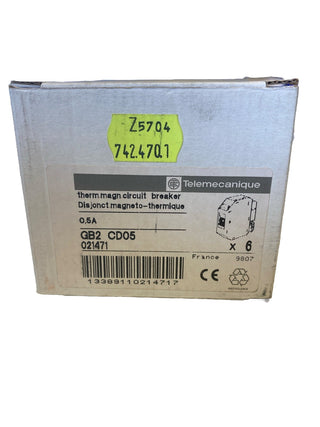 6x SCHNEIDER ELECTRIC GB2-CD052