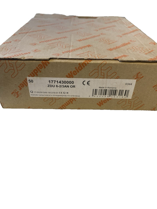 50x Weidmüller ZDU 6-2/3AN OR Durchgangsklemme Reihenklemme 1771430000 OVP NEU