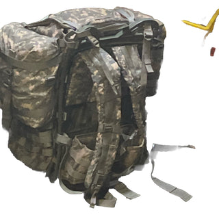 US ARMY MOLLE II RUCKSACK ACU,  + Gratis Bauchtasche, + Ein Zufall Pouch in ACU20