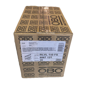 20x OBO Bettermann RLVL 110 FS Längs-/Winkelverbinder für Kabelrinne 110mm NEU2