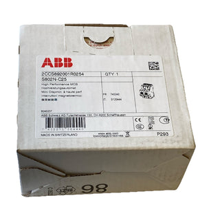 ABB S802N-C25 Sicherungsautomat 25A C 36kA neu1