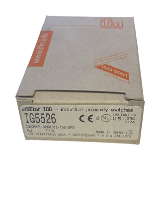IFM Induktiver Sensor IG5526 IGA3008-BPKG/US-104 Neu+OVP1