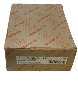 10x Weidmüller ZDU 35 ZDU35 1739620000 Durchgangs-Reihenklemme -unused/OVP-