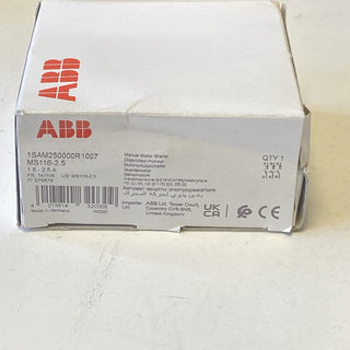 ABB 1SAM 250 000 R1007 MS 116-2,5 Motorschutzschalter einstellbar 690 V/AC 2....0
