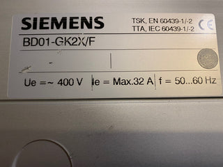 Siemens BD01 Abgangskasten mit 32A CEE Steckdose | Gebraucht1