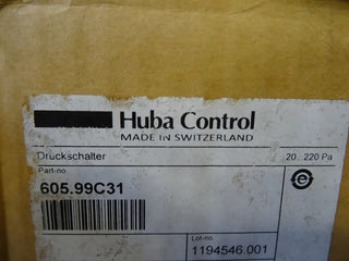 Huba Control 605.99c31 Druckwächter (40/25 Pa) NEU1