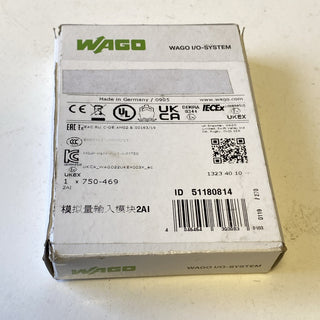 NEU WAGO 750-469 | 2-Kanal-Analogeingangsklemme | Thermoelement K | Originalverp5