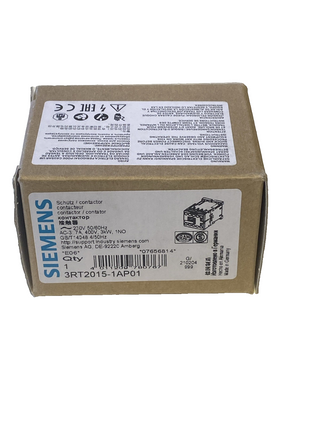 Siemens SIRIUS Leistungsschütz 3RT2015-1AP01 | 3kW 7A | AC 230V Schütz2