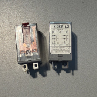2x Releco C7-A20x  Leistungsrelais 115V AC (4-polig Schließer, 5A)6