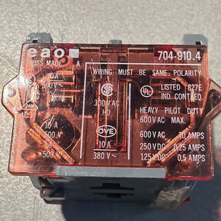 704.910.4 Kontaktelement 22mm 04 -40-55°C für Frontelement 500VAC 10A EAO0