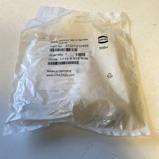 HARTING HARAX M8-S Sensor-/Aktor-Steckverbinder (4-polig, Buchse, gerade