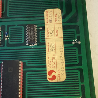 SattControl 940-143-111 ABB CPU/Input Board Steuerungskarte SPS Modul #ICA5