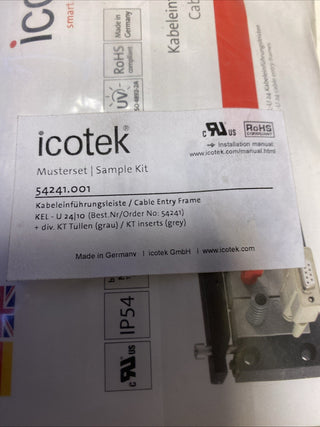 Icotek KEL 24/5 Kabeleinführungsleiste Polyamid Schwarz 1St.2