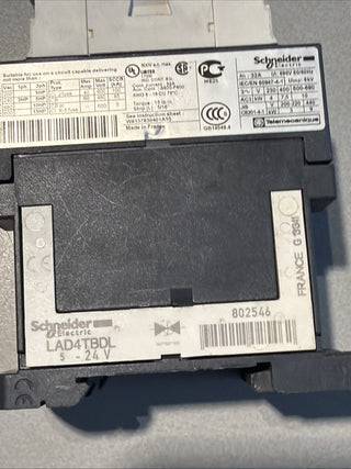 Schneider Electric TeSys D Leistungsschütz LC1D18BL + Entstörmodul LAD4TBDL (Geb3