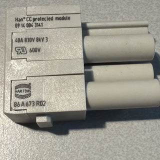 16x Harting Han E 09140043141 Buchseneinsatz 4-polig axial Schraub – o.OVP0