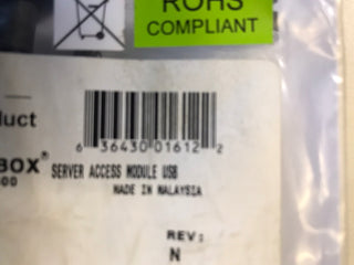 APC KVM 2G USB Server module Black Box (724) 746-55005
