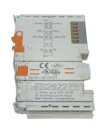 Beckhoff ES2622 | 2-Kanal-Relais-Ausgangsklemme (EtherCAT)0