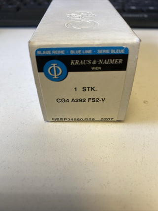 Kraus & Naimer Nockenschalter CG4 A292-FS2 V – NEU & OVP1