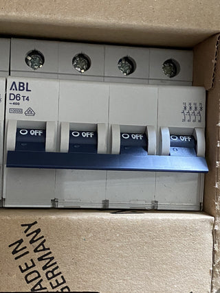 ABL Sursum D6T4 Leitungsschutzschalter, Sicherungsautomat 400V0