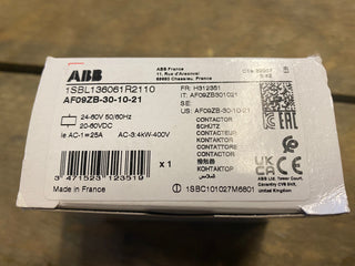 ABB AF09ZB-30-10-21 Leistungsschütz 4kW | 24-60V AC/DC | NEU & OVP3