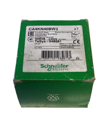 Schneider Electric TeSys K Hilfsschütz CA4KN40BW3 – 24V DC – NEU & OVP0