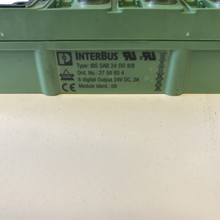 PHOENIX CONTACT 2750934 ; IBS SAB 24 DO 8/8 - INTERBUS SENSOR/ACTUATOR4