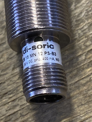 di-soric DCB 18 MN 12 PS-B3 Induktiver Näherungssensor M18 PNP NO 12mm – Top Zus3