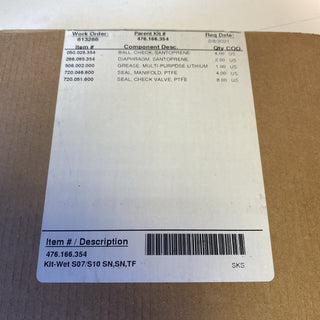 Original SANDPIPER 476.166.354 Wet End Repair Kit – NEU & OVP2