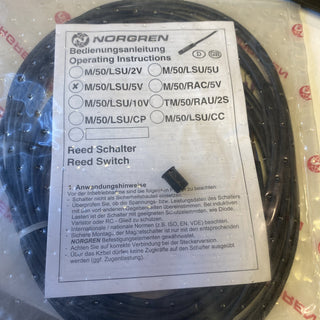 Norgren M/50/LSU/5V Reed-Schalter Magnetschalter Zylinderschalter 5m Kabel neu1