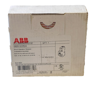 ABB S800-SOR24 Shunt Release 24V AC/DC A120831 neu0