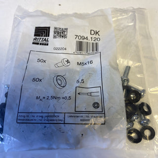 Rittal DK 7094.120 Kreuzschlitzschraube M5x16mm VE50 neu0