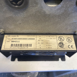 ABB ACS600 Frequenzumrichter – Typ ACS60100053 – 3kW – Gebraucht/Ungeprüft0