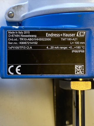 Endress+Hauser iTHERM TR10-ABG1HHS522000 Widerstandsthermometer Pt100 |Gebraucht3