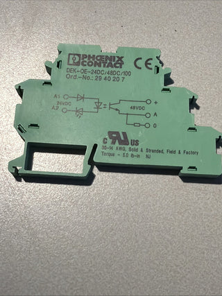 3X Optokoppler Phoenix Contact DEK-OE- 24DC/ 48DC/100 Ord.-No: 29 40 20 70
