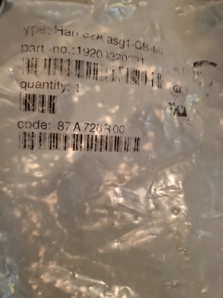 Harting HAN 32A-ASG1-QB-M32 Sockelgehäuse 19200320232 neu4