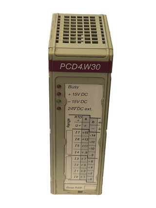 Saia Burgess PCD4.W300 Analog Eingangsmodul | PCD4 W300 | Geprüft & Bereit0